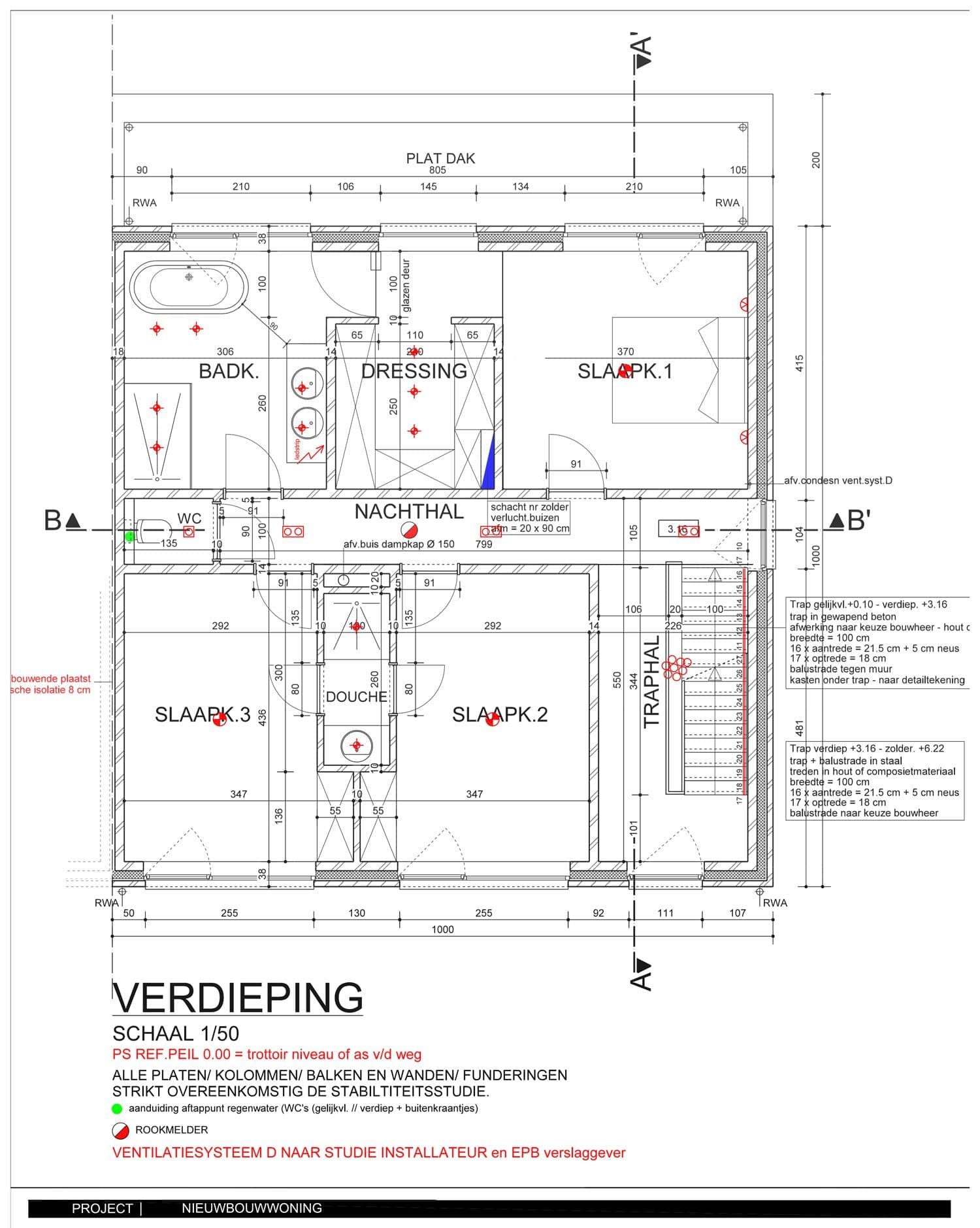 Verlichting met lichtplan Jecon elektriciteitswerken Heist-op-den-Berg